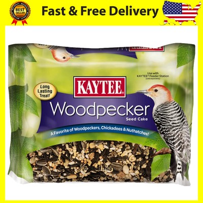 Kaytee Wild Bird Woodpecker Seed Cake, 1.85 Pound, 6 Pack