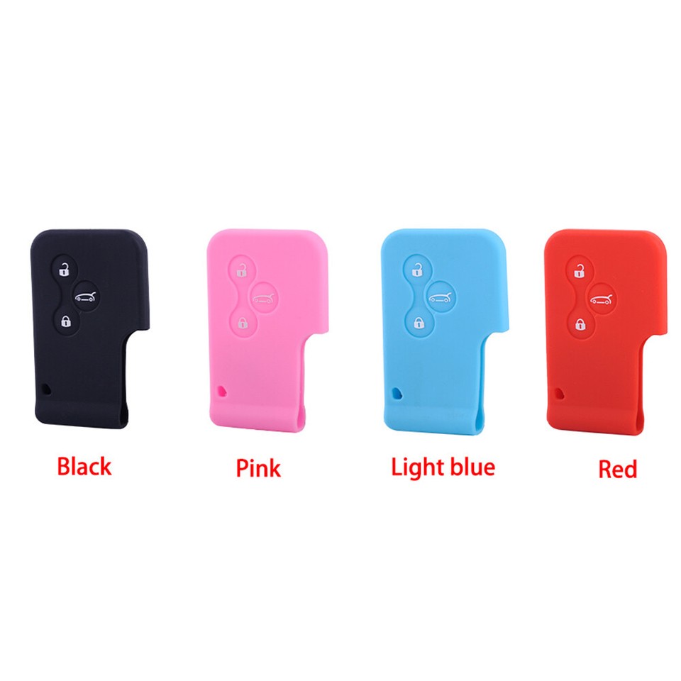 3 Button Silicone Remote Key Case Fob Cover Case Fit for Renault Clio ...