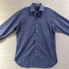 Polo Ralph Lauren Men's Regent Dress Shirt Size 15.5 / 39 Classic Fit Blue