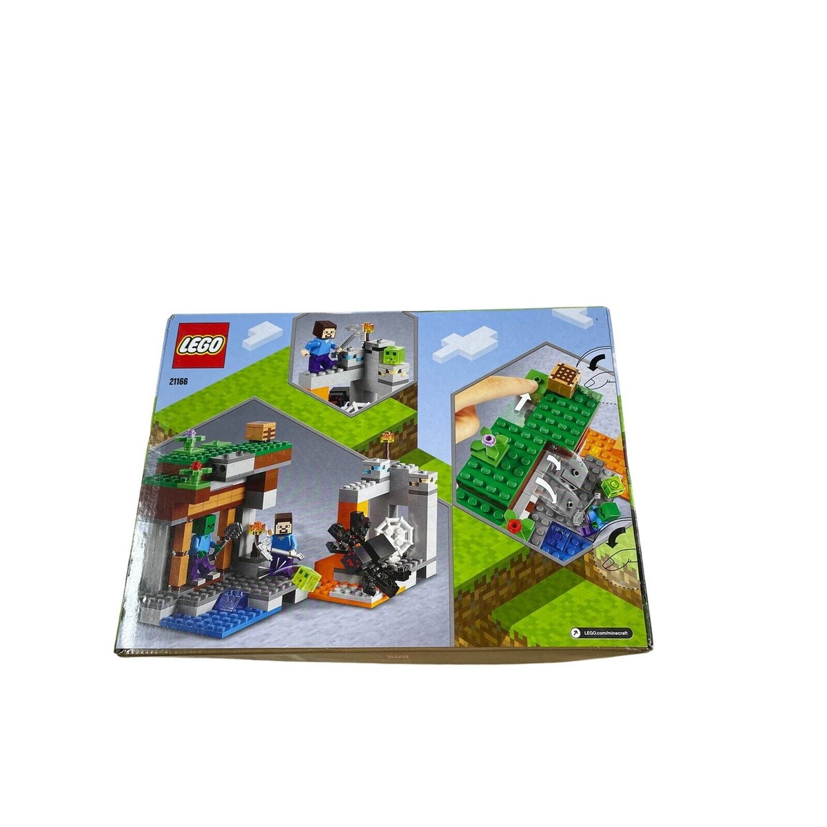 Lego Minecraft The Abandoned Mine Building Toy 21166 Zombie Cave