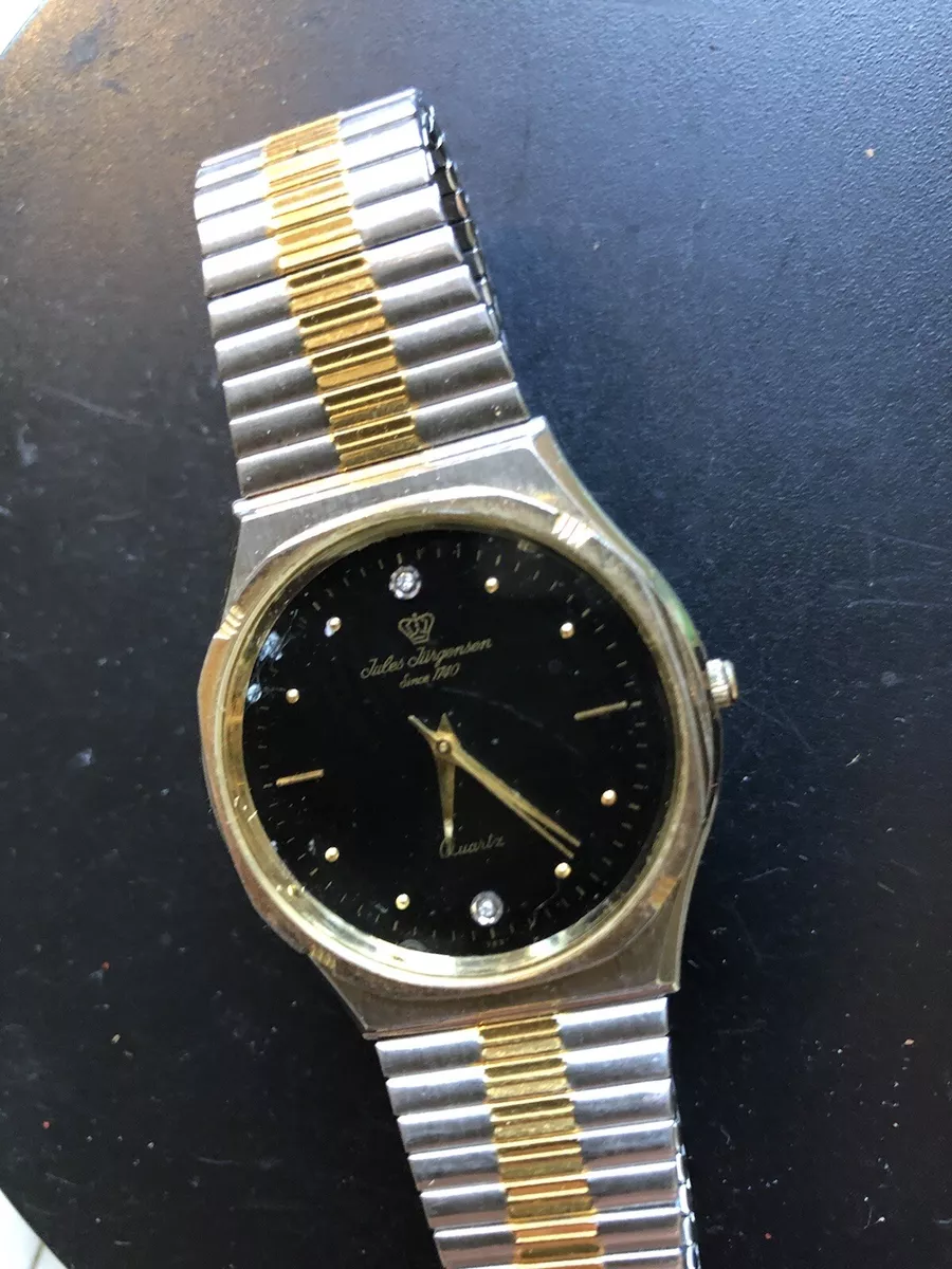 Jules jurgensen quartz watch value sales