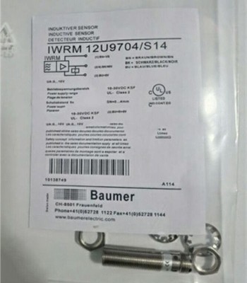 1PC NEW For Baumer IWRM 12U9704/S14 Sensor proximity switch