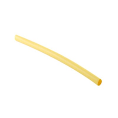 NTE Electronics 47-11025-Y Heat Shrink Tubing 1'' x 25ft. Thin Wall, Yellow, 2:1