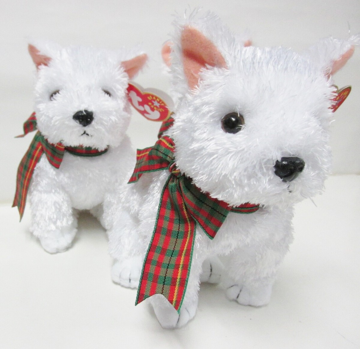 Ty Beanie Baby Kirby West Highland, White Terrier Dog, PRISTINE