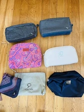 HUGE LOT Vintage Airline Travel Amenity Kit Bag Only CX BA JAL First Class New