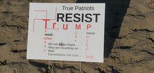 Protest, Patriotic Yard Sign, Political Activism Sign, Anti trump Lawn Sign