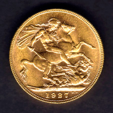 Australia. 1927 Perth - Sovereign.. Full Lustre - UNC