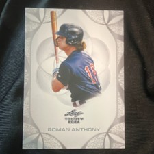 ROMAN ANTHONY 2024 Leaf Trinity #81 Boston Red Sox MLB Baseball Card