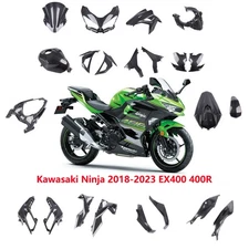 FSM 100% Real 3K Twill Carbon Fiber Piece for Kawasaki Ninja 18-23 EX400 400R