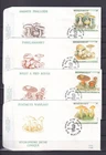 [LG79135] Belgium N°2418/2421FDC Muchrooms First Day Cover COB € 12,00 SUPERB