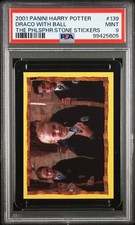    2001 Panini Harry Potter 149 Draco Malfoy  With Ball    PSA 9   POP 1   