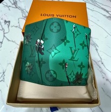 Louis Vuitton Golf Green Leather LV Pocket Organizer with Box