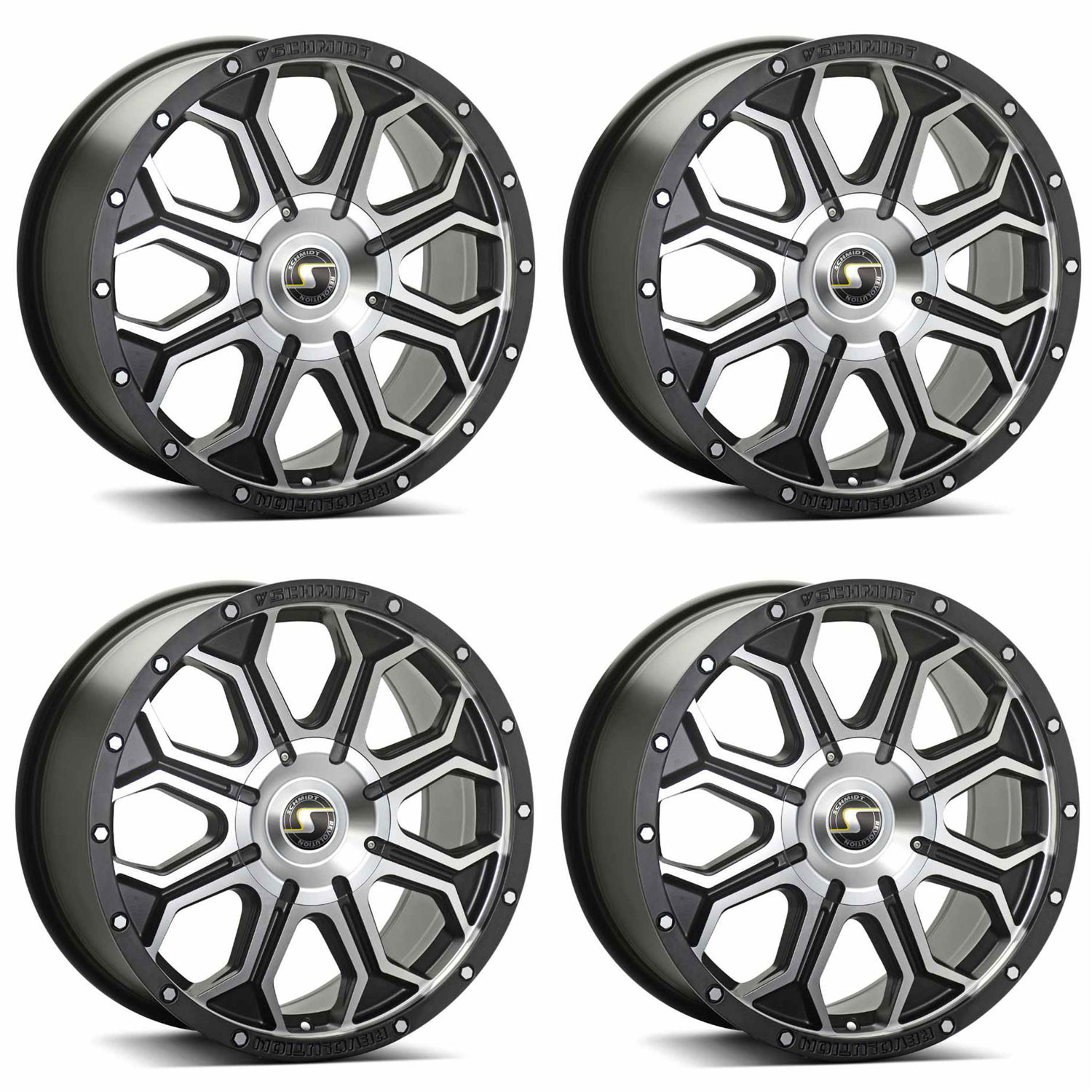 4 Schmidt wheels 18HDX 8.5Jx18 ET49 6x130 SWFP for VW Crafter 1