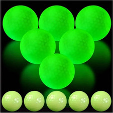 6 Pack Golf Balls Glow in the Dark Night Golf...