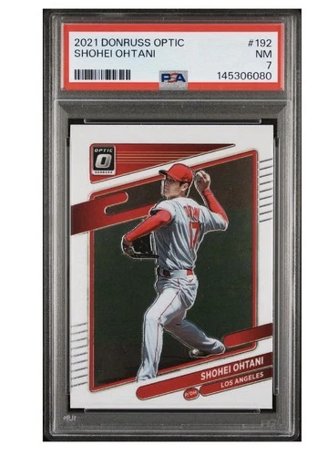 PSA 7 2021 PANINI DONRUSS OPTIC SHOHEI OHTANI
