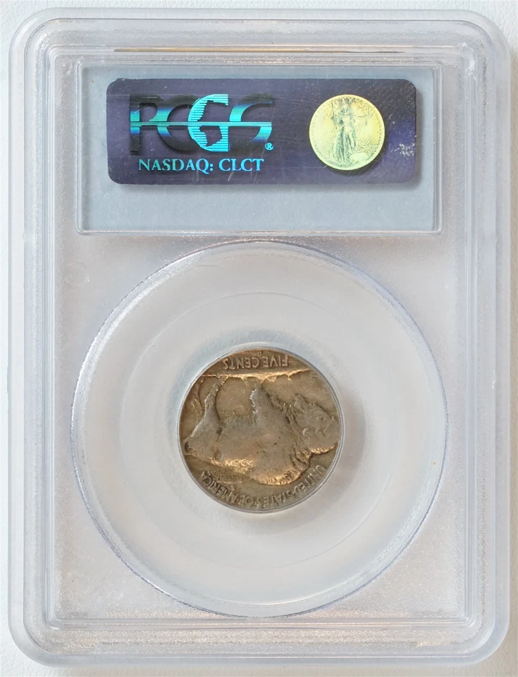 1937 D Buffalo Nickel PCGS VF 30 3 Legs 5C - Image 2 of 4