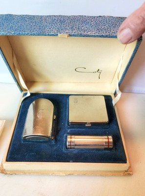 RARE VINTAGE 1930'S COTY PARIS 3 PIECE PERFUME SET IN ORIGINAL BOX