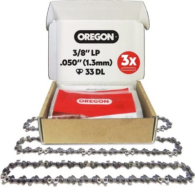 Oregon 3Pack Pole Saw Chain 3/8'' LP Pitch, .050'' 1.3 mm Gauge for 8'' 20cm Bar...