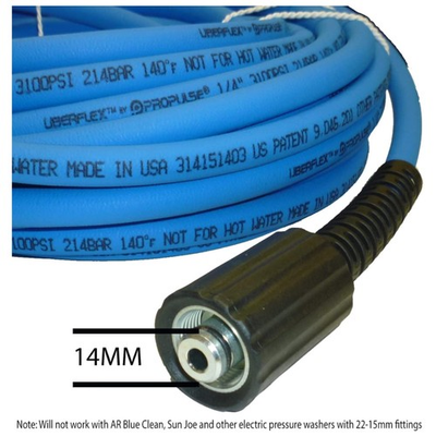 #ad UBERFLEX Pressure Washer Hose with 22MM 14 Connects $96.75