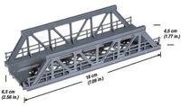 Noch 21330 VorflutbrüCke StahlträGerbrüCke 180 Mm Lang H0 Bausatz, Neu+Ovp