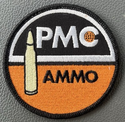 PMC Amo Firearms Vintage Style embroidered patch