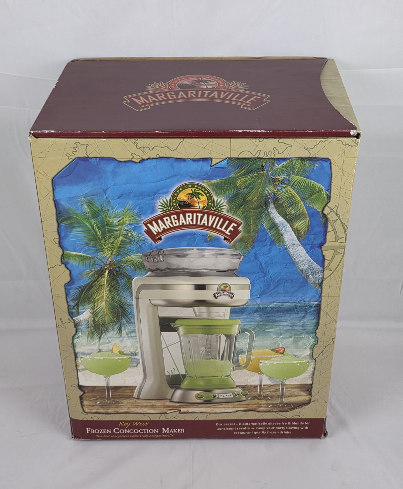 Margaritaville Key West Frozen Concoction Maker DM1000 NEW O