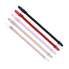 5pcs Women Elastic Band Non-Slip Adjustable Bra Straps Holder with Clip G
