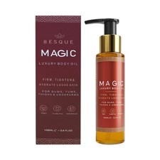 Besque Magic Luxury Body Oil 3.4 oz Firms Tighten  Hydrate Loose Skin Pump