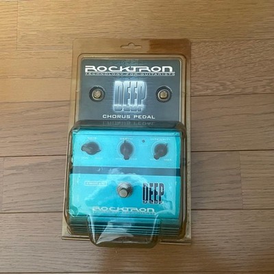 Rocktron Deep Blue Chor-Gitarren-Effektpedal, einstellbare Rate/Tiefe/Intensität