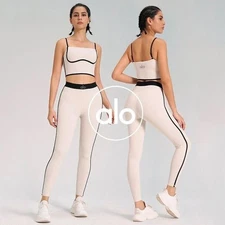 New Women's AIo Yoga suit set Sports vest top + Legging Gym Wear Size S-XL