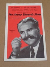 Jimmy Edwards 1958 Odeon, Guildford Concert Programme (Saveen/Harriott & Evans)