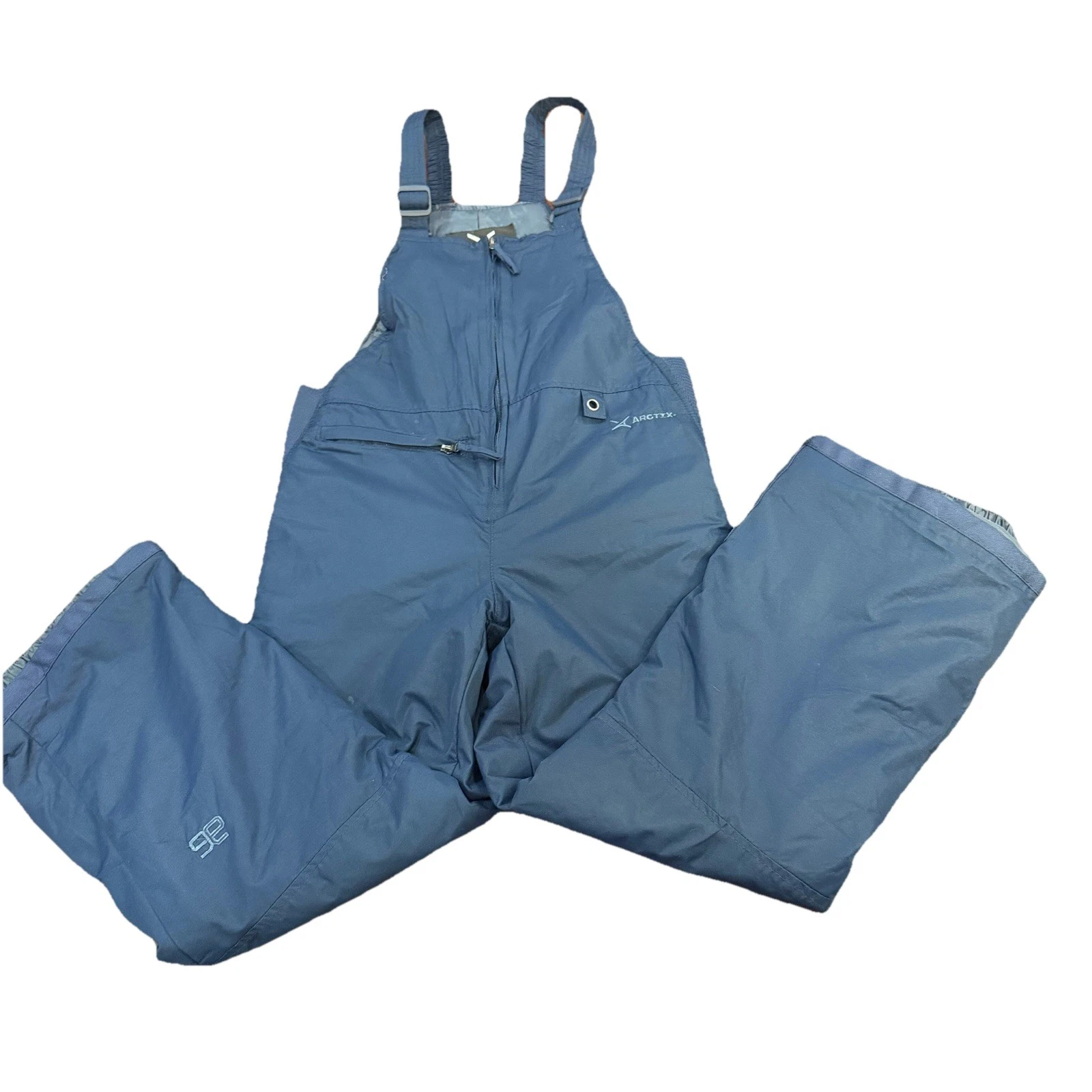 Arctix Kids Blue Snow Bib Ski Pants Insulated 5K Waterproof Youth Size Medium
