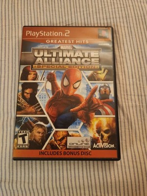 Marvel Ultimate Alliance Special Edition + Bonus Disc (Sony Playstation 2) CIB