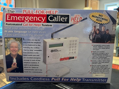 #ad PULL FOR HELP Emergency Caller automated system United Security transmitter box $22.07