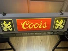 Vintage COORS AMERICA’S FINE LIGHT BEER Motion Advertisement Lighted Sign ON TAP