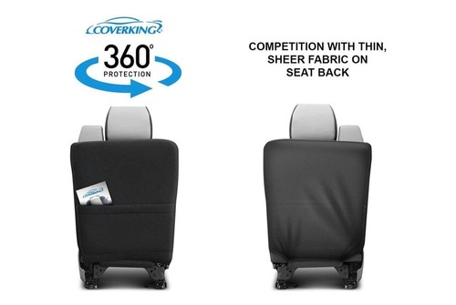 For Mercury Milan 09 CR-Grade Neoprene 1st Row Black & Blue Custom Seat Covers - Picture 6 of 12