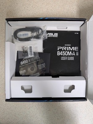 ASUS Prime B450M-A II AMD AM4 Motherboard BOX & ACCESSORIES ONLY