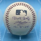 Kazuhiro Sasaki signed Kanji 2000 MLB Debut Date Rawlings Baseball #12/51!!
