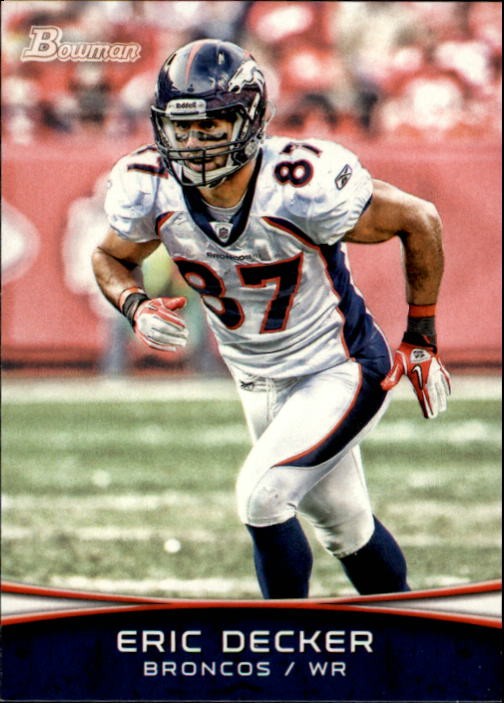 2012 Bowman #7 Eric Decker - FB