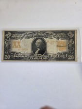 1906 $20 TWENTY DOLLARS GOLD CERTIFICATE CURRENCY NOTE FINE/VFINE SER # H5198969