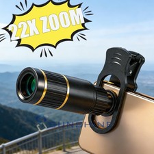 22X25 Zoom Lens Kit 2 in 1 Universal Telephoto Telescope Cell Phone Camera Lens