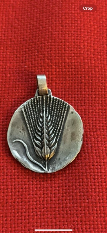 James Avery Retired Detailed Wheat Sheaf  Pendant 6.5 Grams Free Delivery