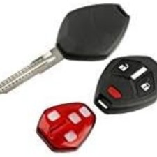 Key Fob Keyless Entry Remote Shell Case  Pad fits Outlander Lancer Mirage i-