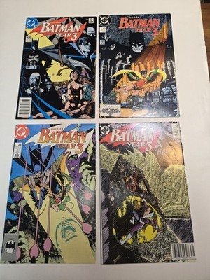 BATMAN: YEAR 3, Parts 1-4, #436-439, 1st App TIM DRAKE DC 1989