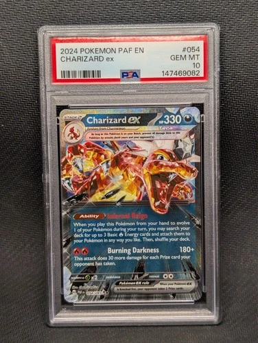 Charizard ex 054/091 SV: Paldean Fates Holo (PSA 10)