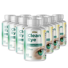 Clean Eye- Eye Support with Lutein- 10 Bottles- 600 Capsules