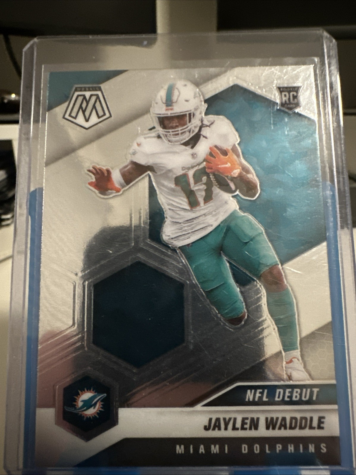 2021 Panini Mosaic - NFL Debut Jaylen Waddle #248 Silver Prizm (RC)