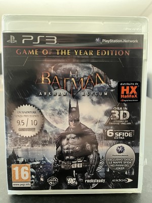 BATMAN ARKHAM ASYLUM PS3 PAL ITA PS3 GOTY - SEALED SEALED EDITION 3D