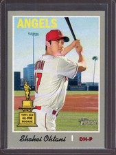 SHOHEI OHTANI 2019 Topps Heritage #430 High Number Base SP Short Print