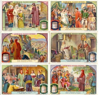 LIEBIG Bilder Serie A 897 "Aus Dantes Leben"
